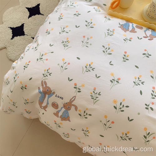 Lunch Rabbit bed sheet cover bedding pillowcase set